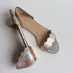 Loeffler Randall Lina Holographic Silver Sandal